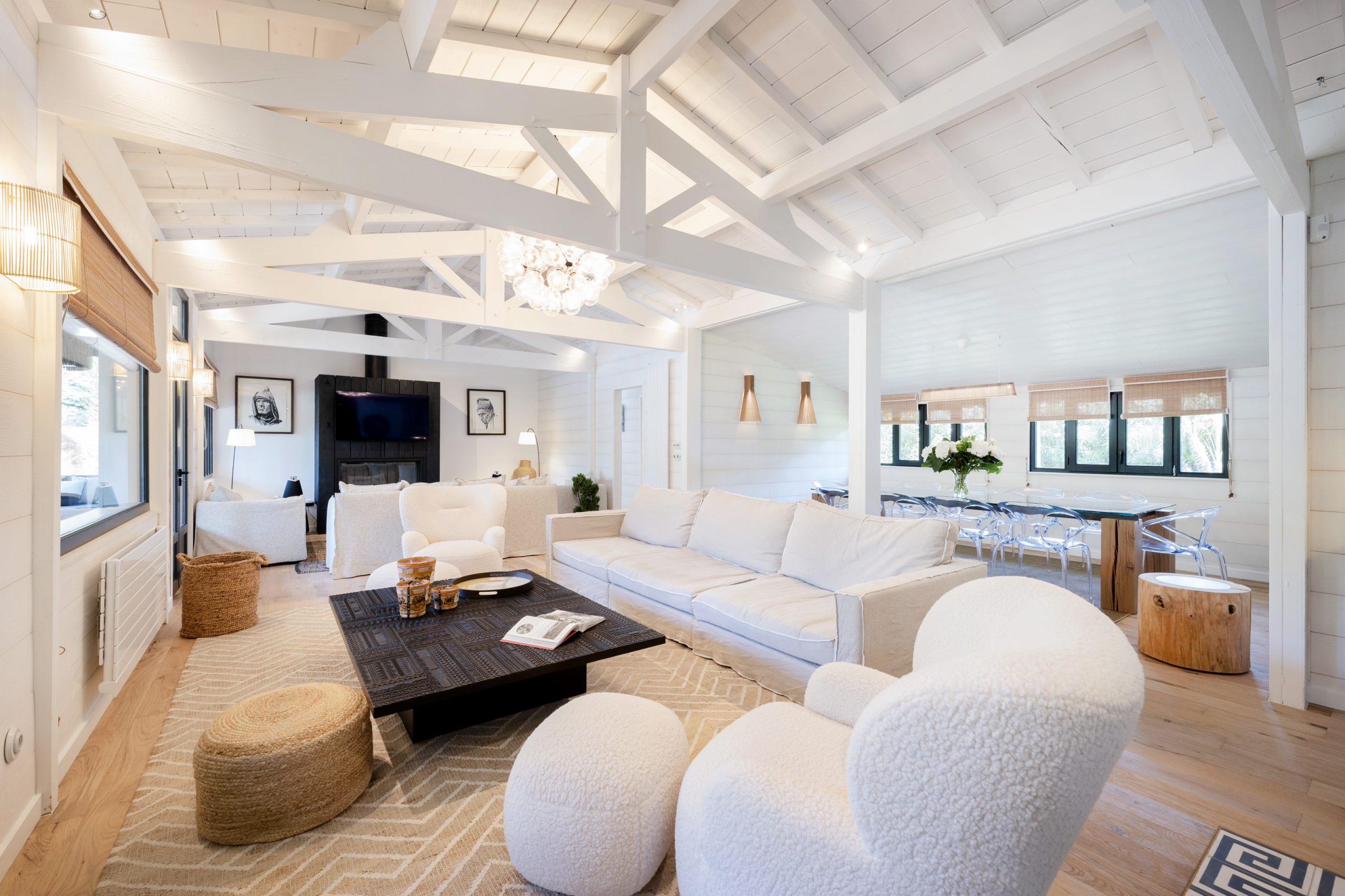 Villa au Cap-Ferret intérieur blanc