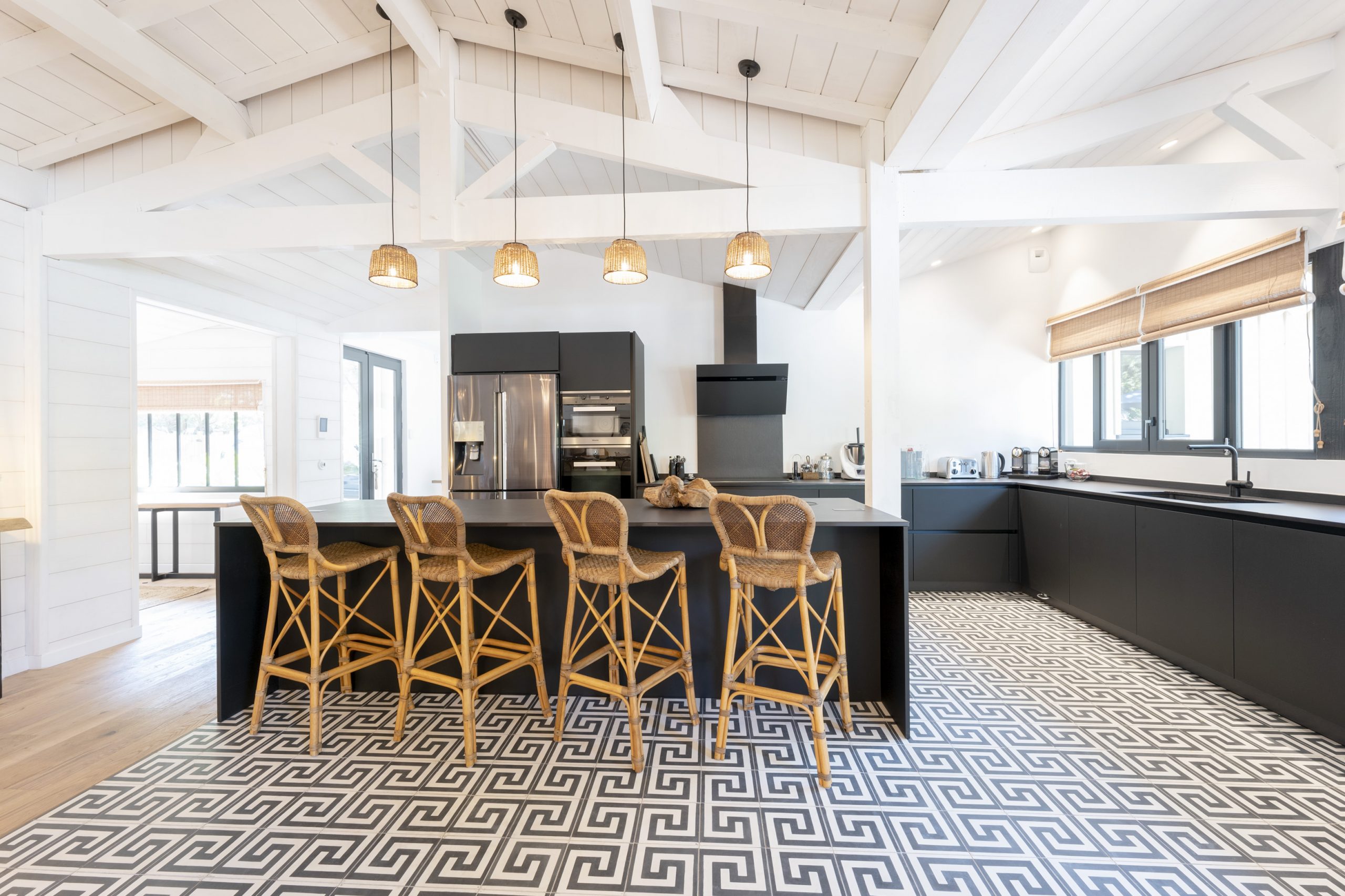 maison luxe avec décoration et jardin au cap ferret et a Arcachon